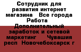 Сотрудник для развития интернет-магазина - Все города Работа » Дополнительный заработок и сетевой маркетинг   . Чувашия респ.,Новочебоксарск г.